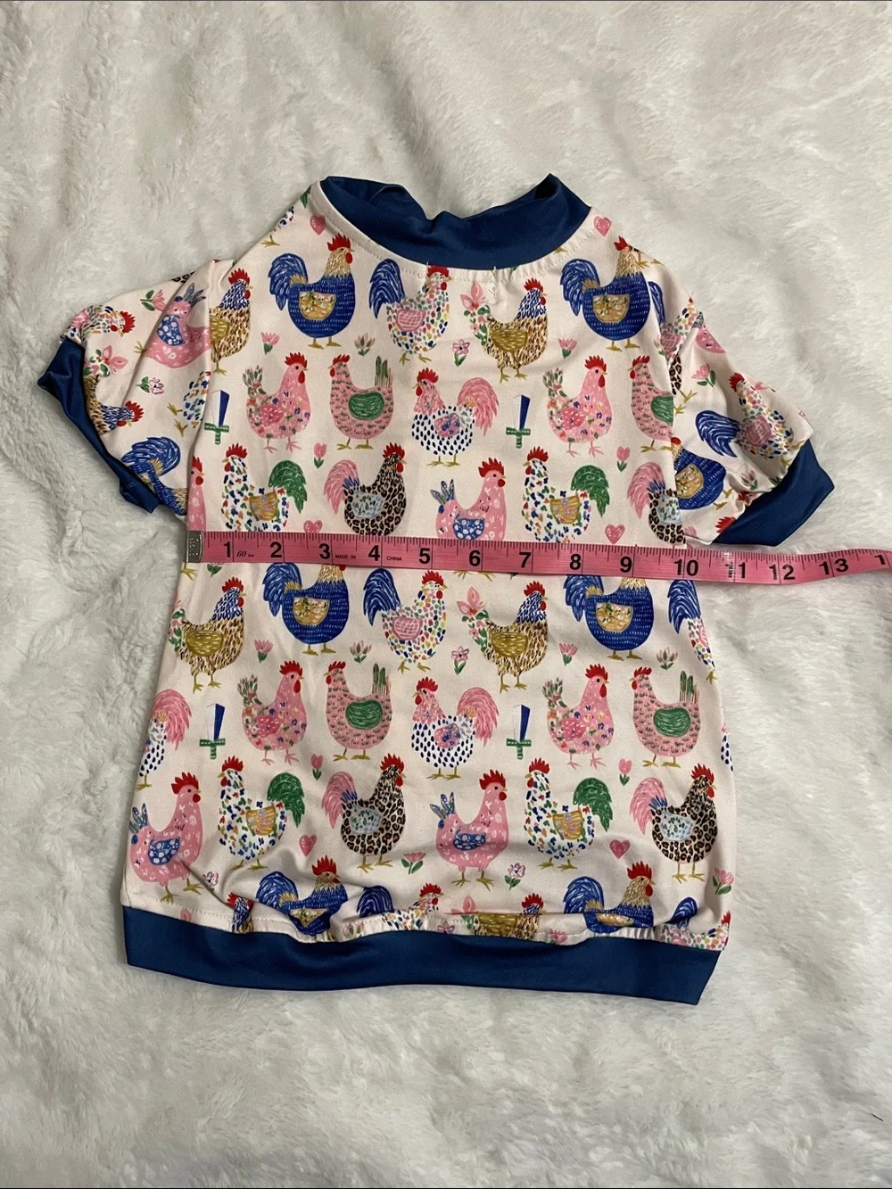 Boutique Chicken Print Pet Shirt